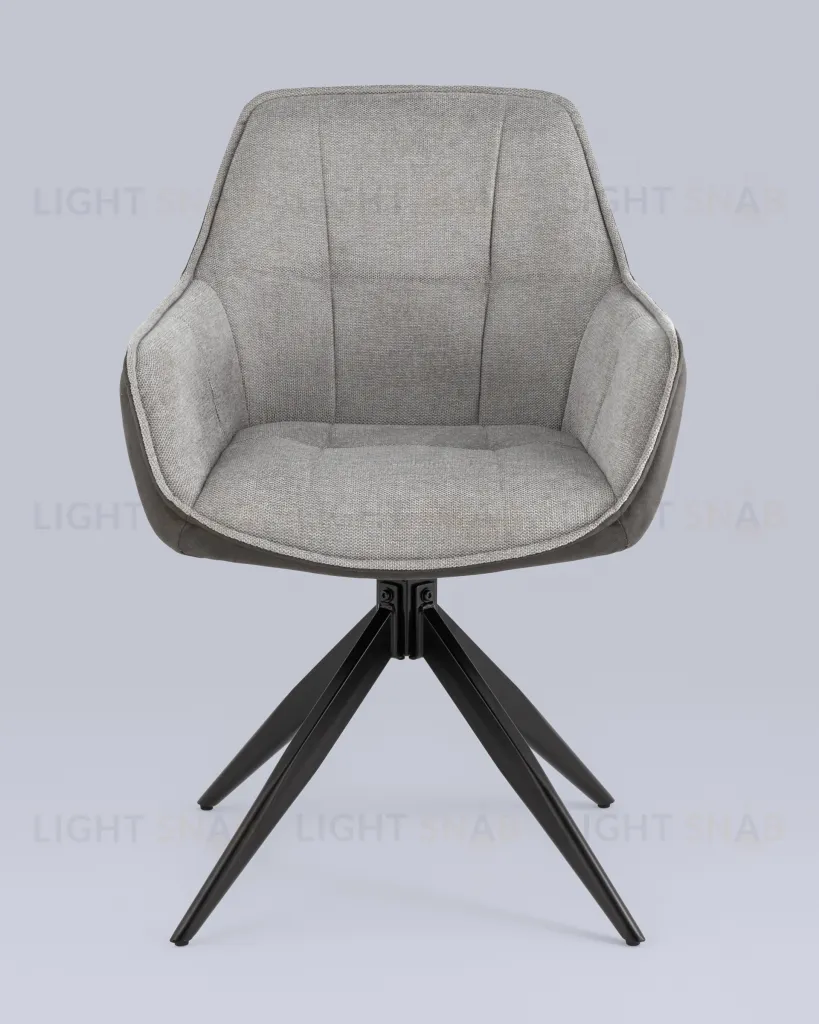 Стул обеденный Alba серый спинка экокожа УТ000037119