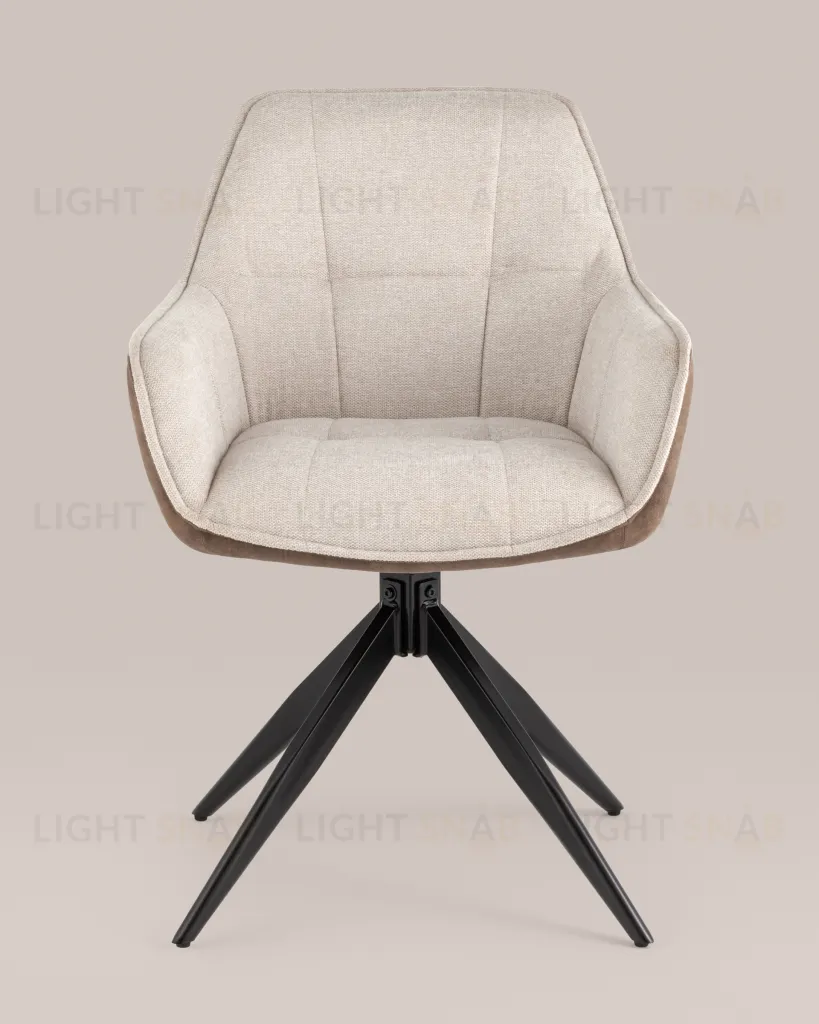 Стул обеденный Alba бежевый спинка экокожа УТ000037120