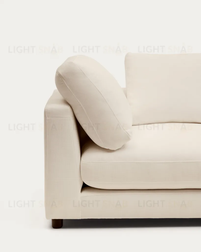 Gala Кушетка с правым подлокотником бежевая 193 х 105 см 177904