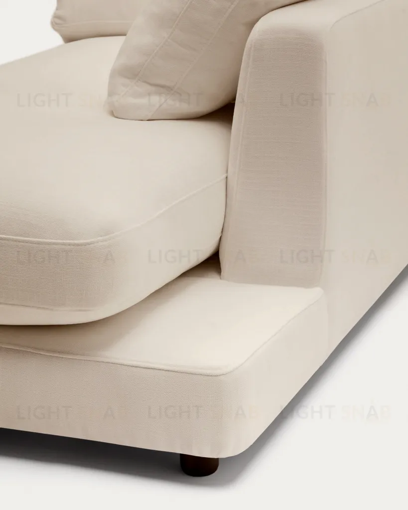 Gala Кушетка с правым подлокотником бежевая 193 х 105 см 177904