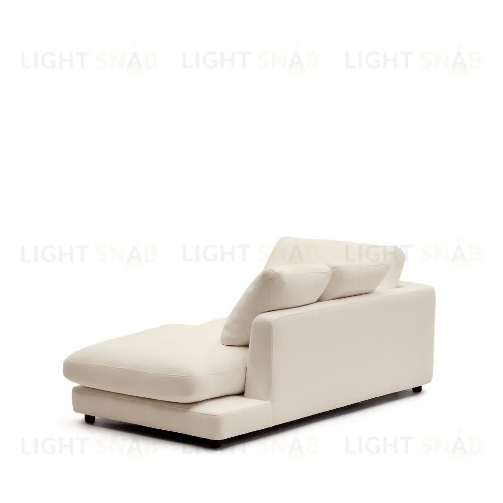 Gala Кушетка с правым подлокотником бежевая 193 х 105 см 177904