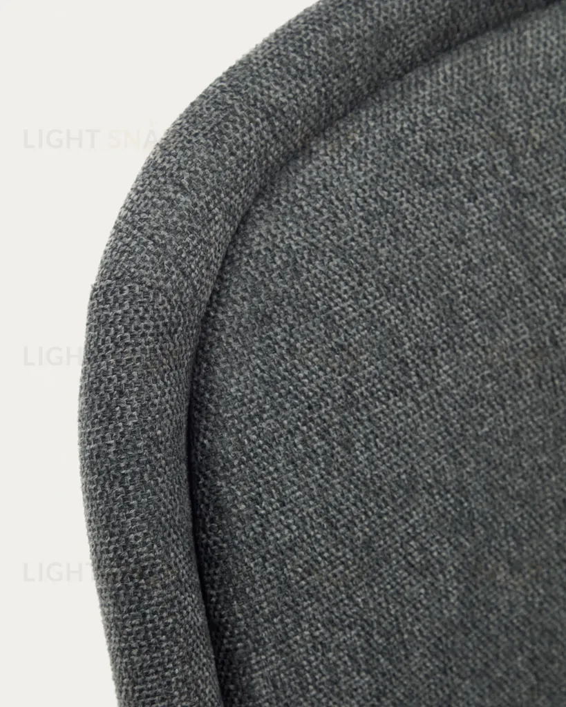 Aimin Стул из серой синели с черными стальными ножками 172694