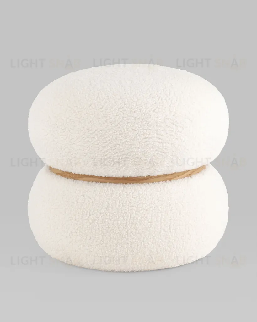 Пуф Полли S тедди белый УТ000036427