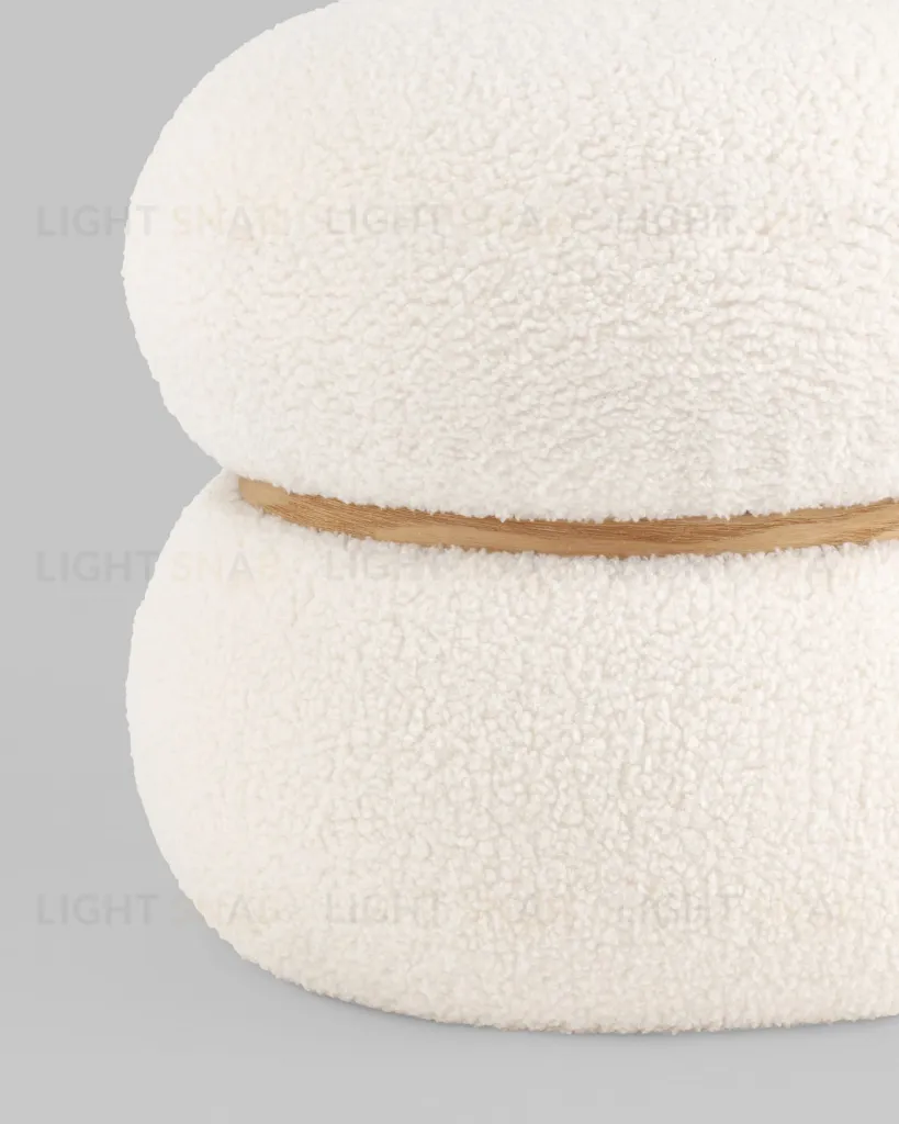 Пуф Полли S тедди белый УТ000036427