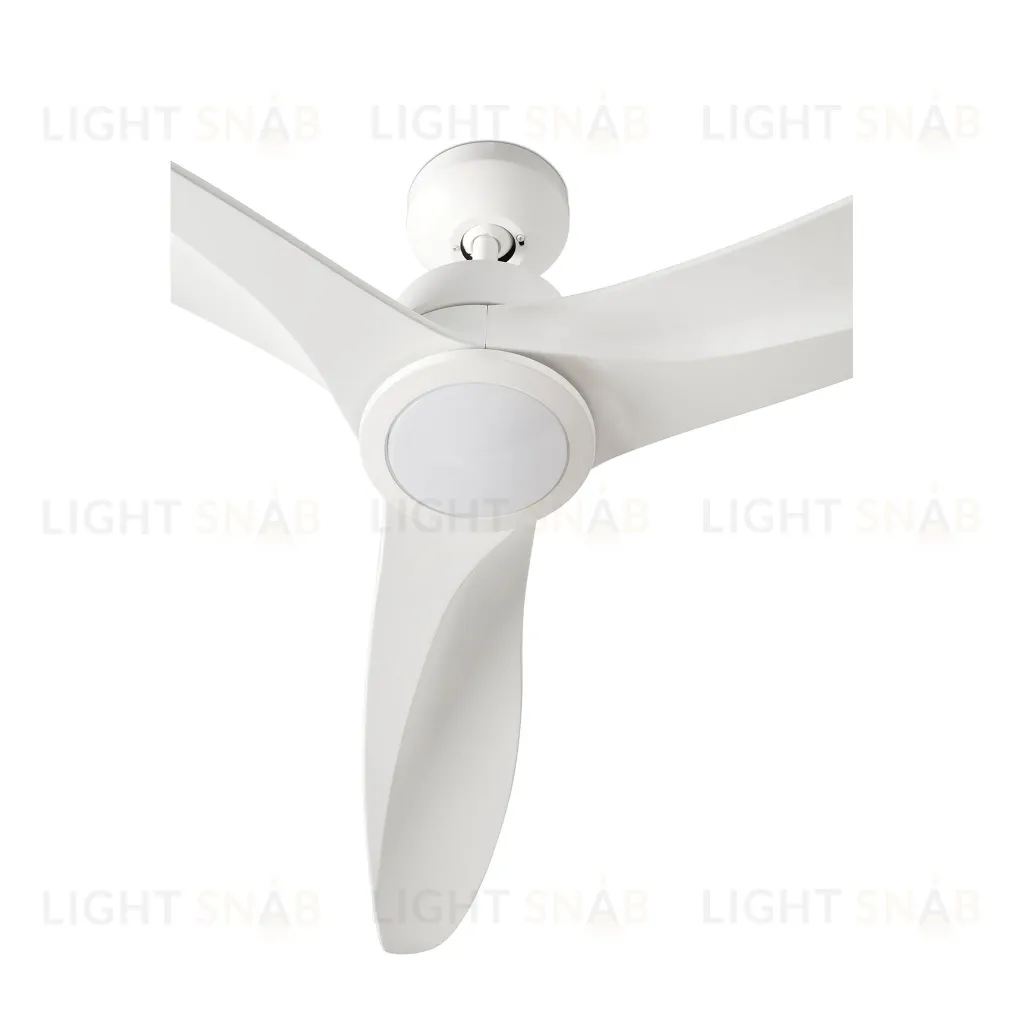 Белый потолочный вентилятор Tonic LED с двигателем постоянного тока 116131