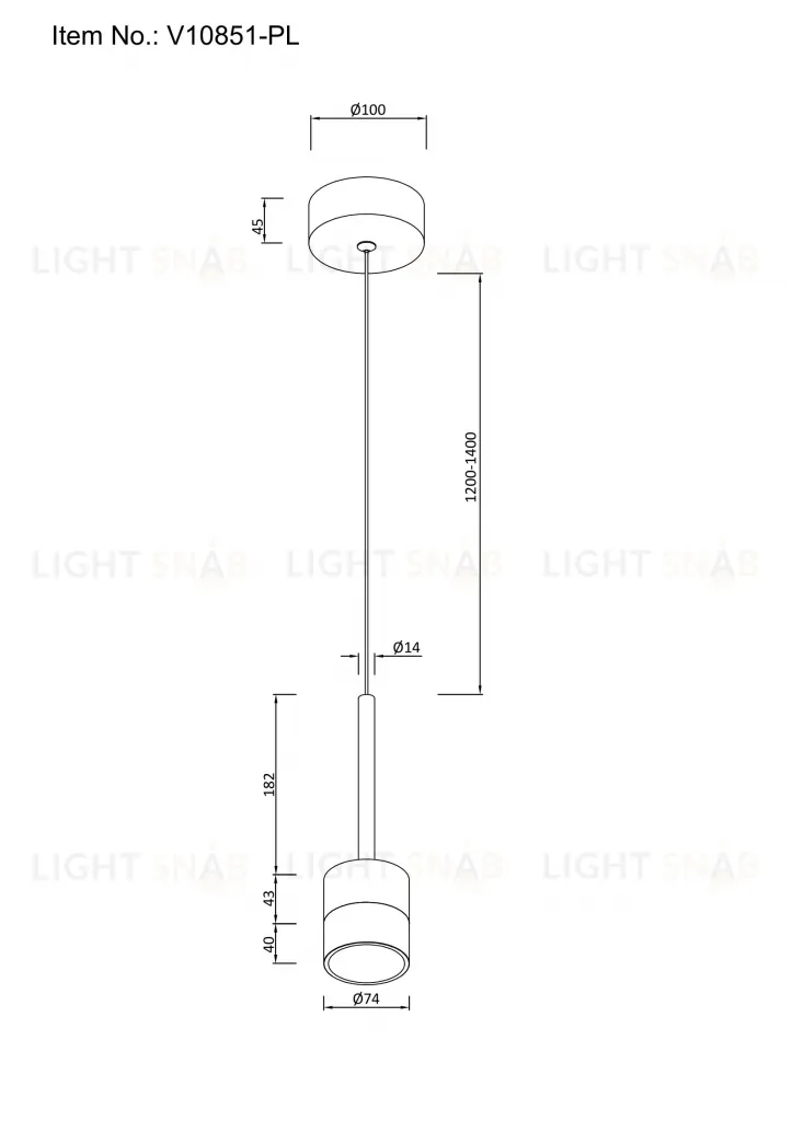 Светильник подвесной светодиодный Moderli V10851-PL Self УТ000037958