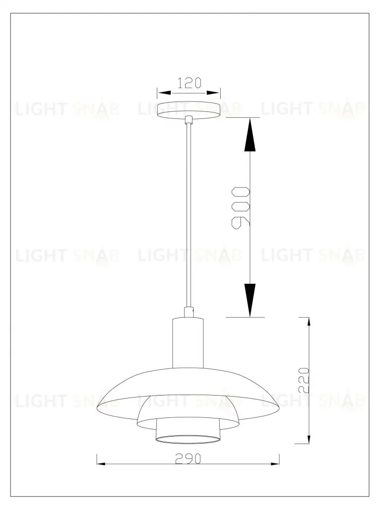 Светильник подвесной Moderli V10659-1P Pescara УТ000037137