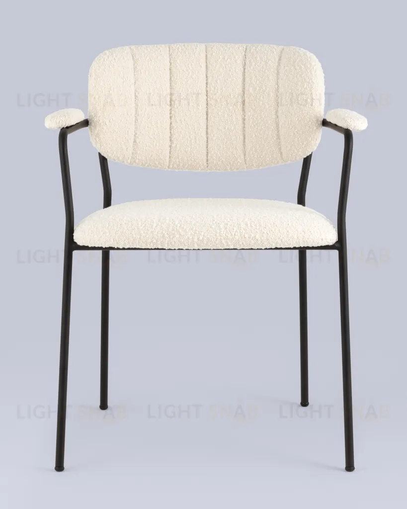 Стул Кэрол букле белый УТ000038526