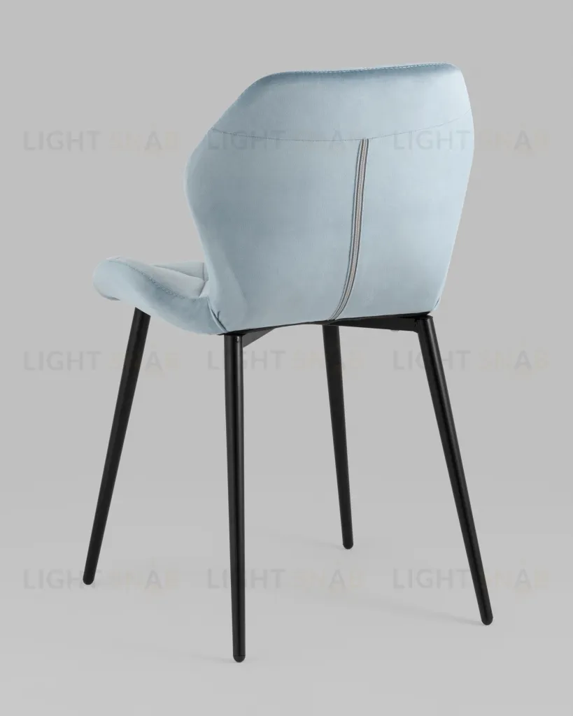 Стул Эдвин велюр пыльно-голубой УТ000035492