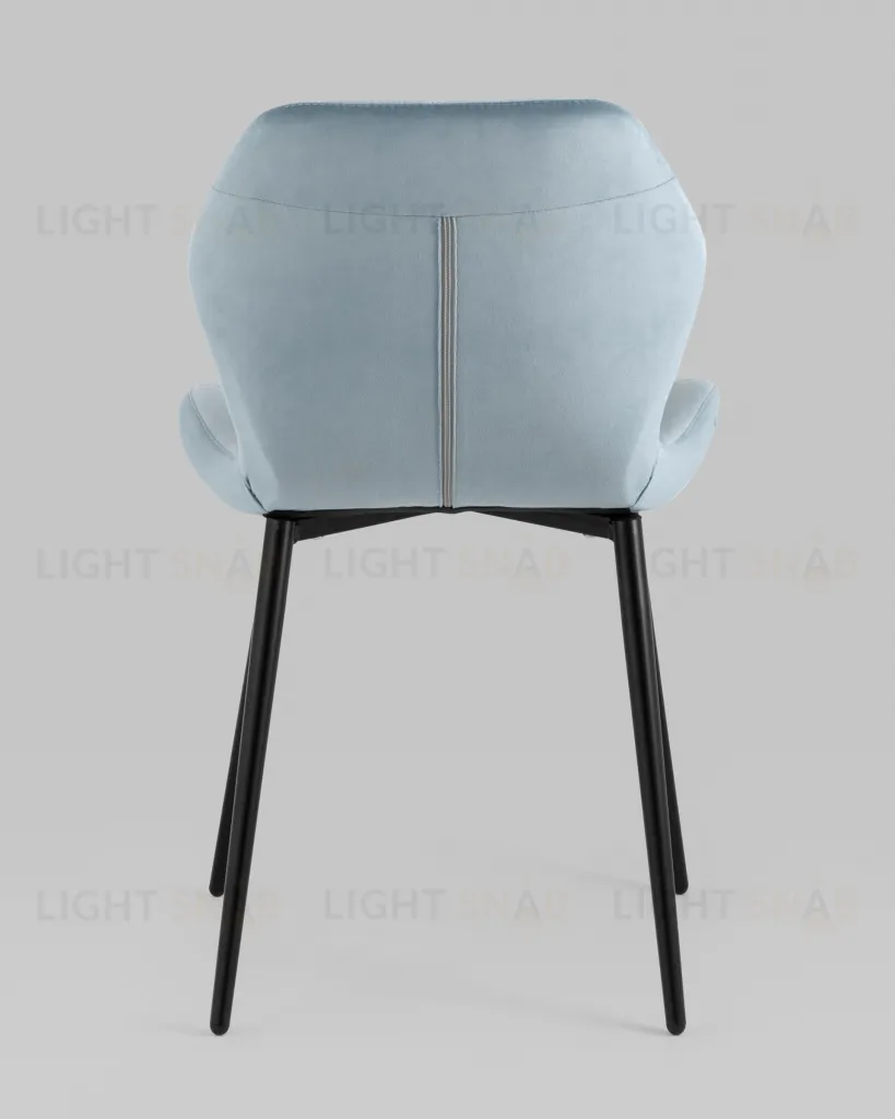 Стул Эдвин велюр пыльно-голубой УТ000035492