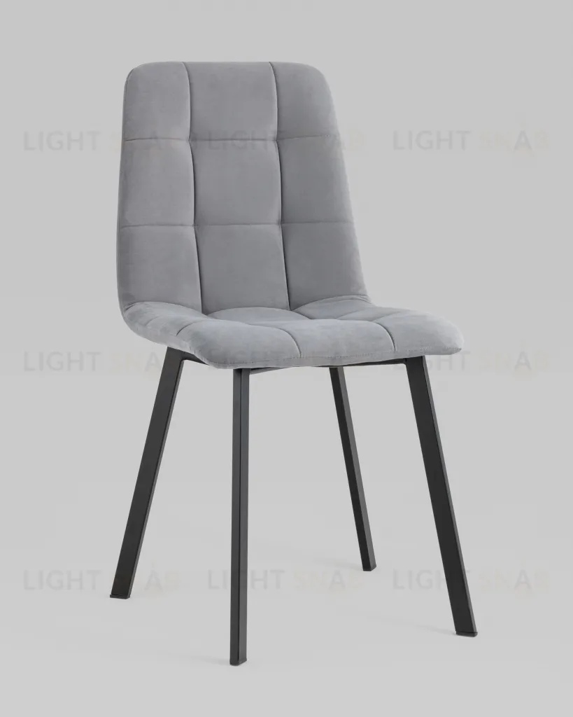 Стул Oliver Square велюр серый УТ000034875