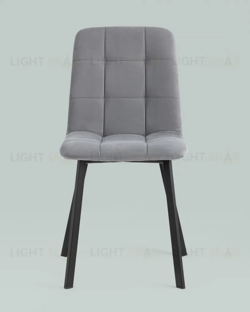 Стул Oliver Square велюр серый УТ000034875