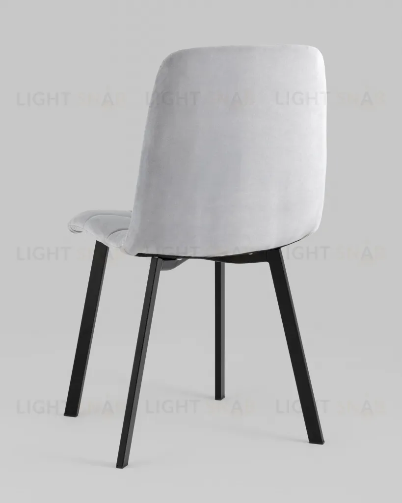 Стул Oliver Square велюр светло-серый УТ000034876