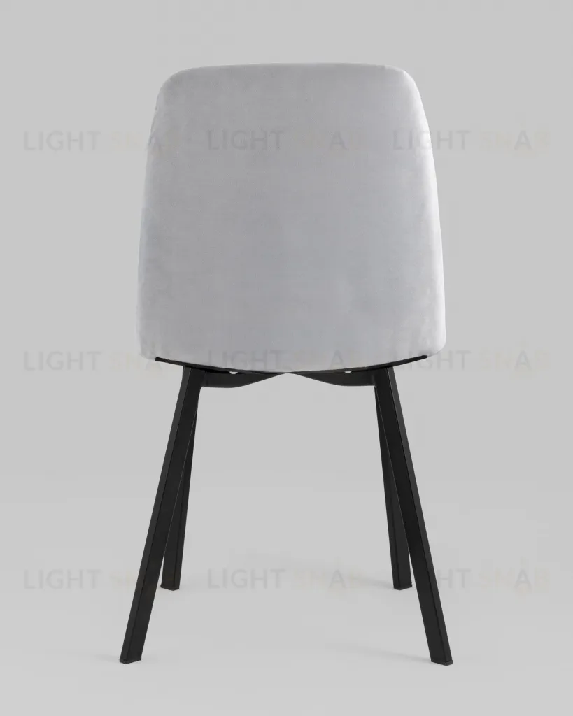Стул Oliver Square велюр светло-серый УТ000034876