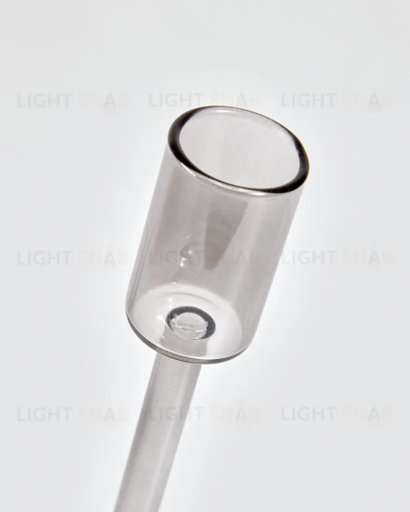 Zulma Большой подсвечник из черного стекла 147892