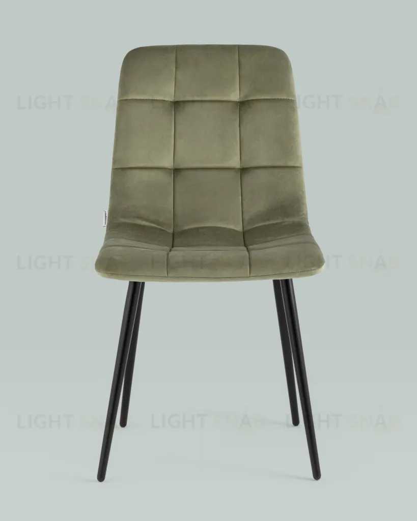 Стул Одди велюр пыльно-оливковый УТ000035242