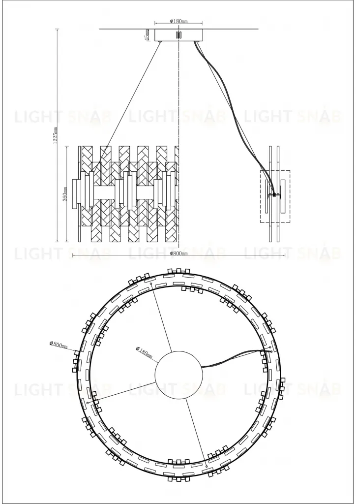 Люстра подвесная Moderli V9010-PL Stasy УТ000034676