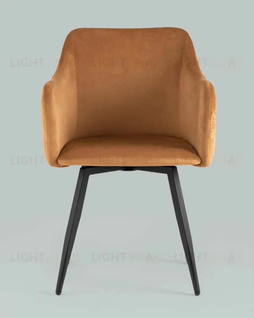 Стул Ника вращающийся велюр терракотовый УТ000031329