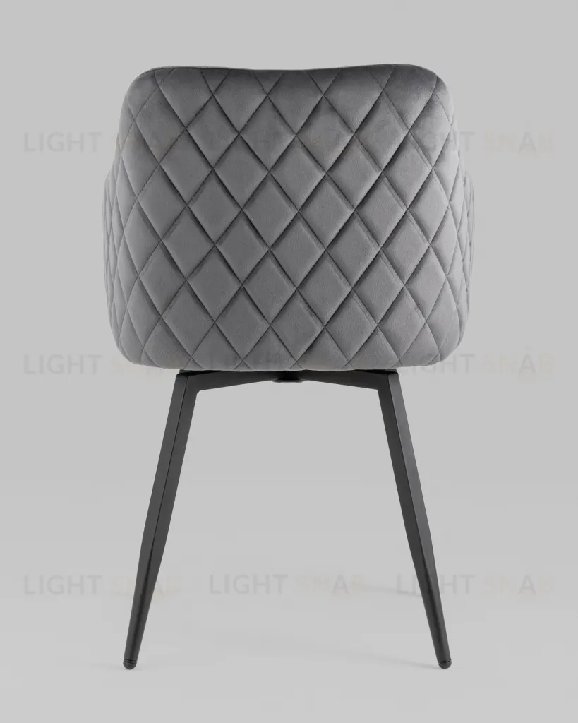 Стул Ника вращающийся велюр серый УТ000031327