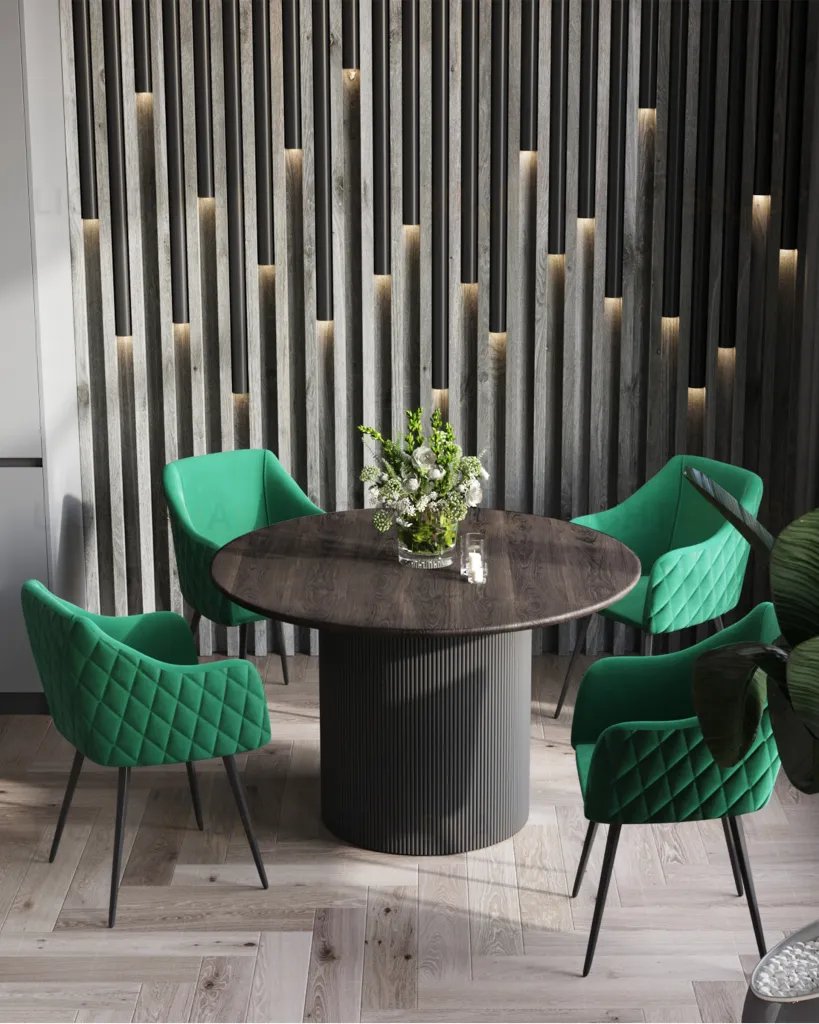 Стул Ника вращающийся велюр изумрудный УТ000031326