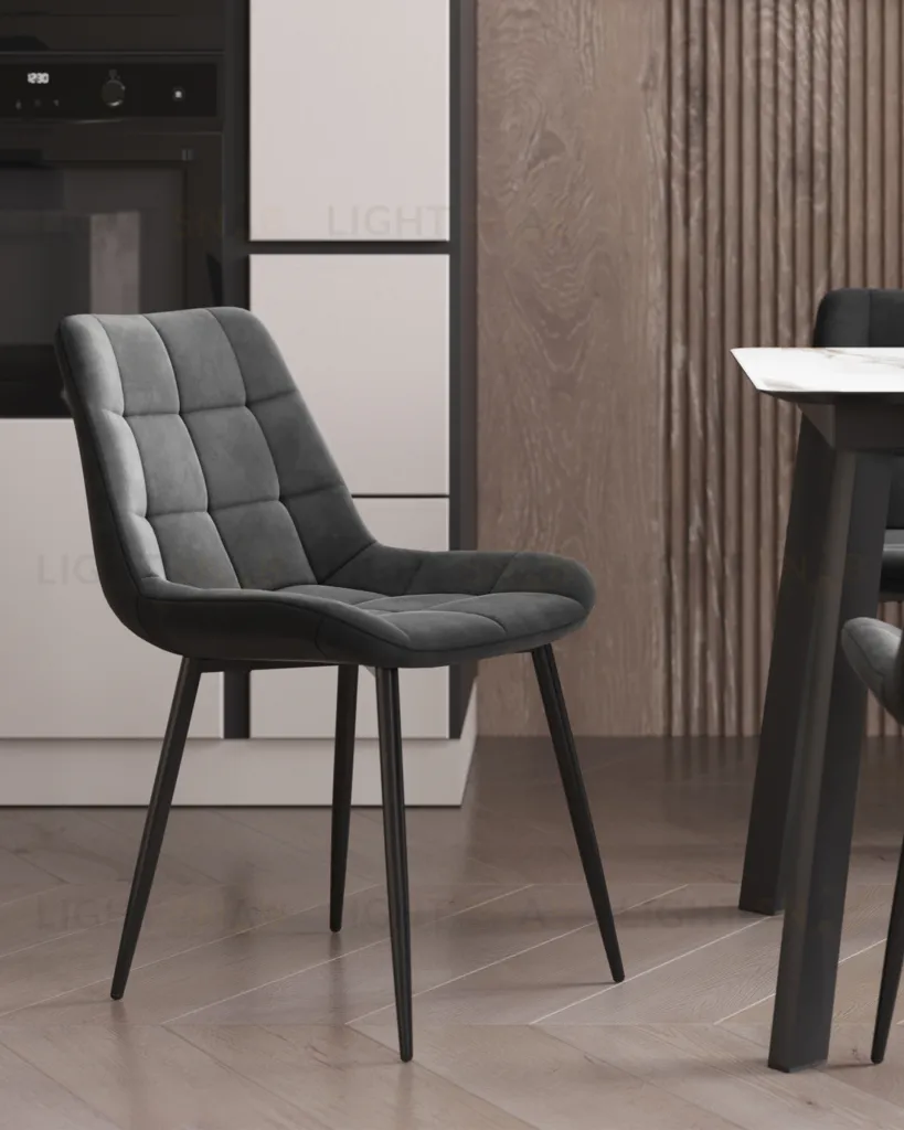 Стул Флекс велюр тёмно-серый УТ000025219