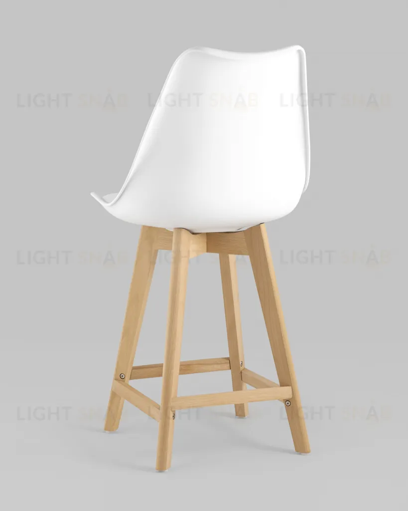 Стул полубарный FRANKFURT белый УТ000025488