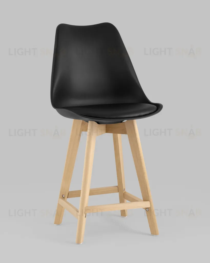 Стул полубарный FRANKFURT черный УТ000025489