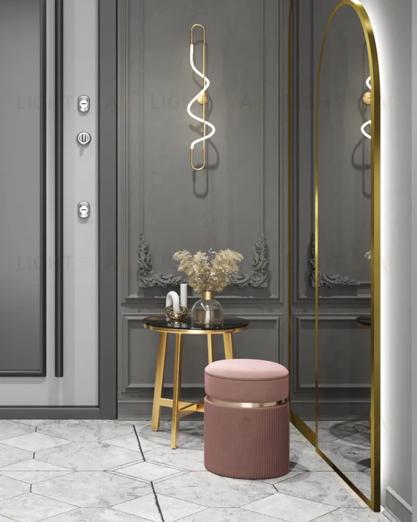 Пуф Миранда с ящиком велюр розовый УТ000025564