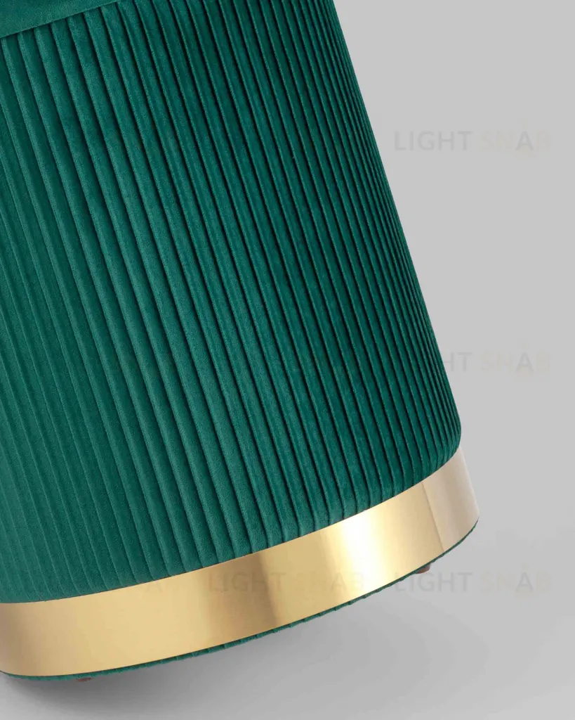 Пуф Шарлотта с ящиком велюр зеленый УТ000025560