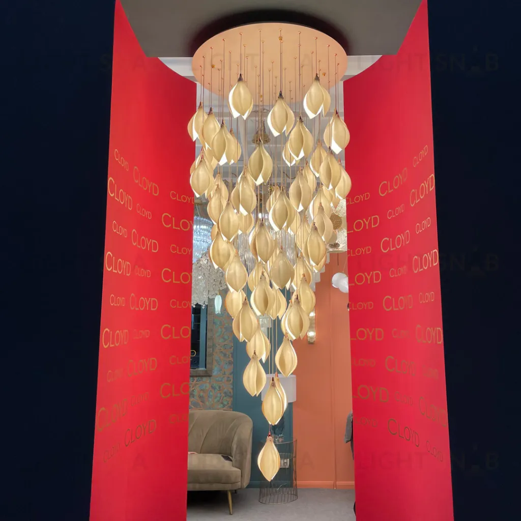  Люстра Cloyd MANGRA C60 / выс. 205 см - керамика - белый (арт.11180)  11180