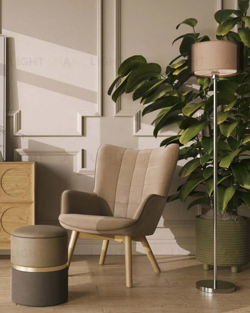 Пуф Кэрри с ящиком велюр коричневый УТ000025557