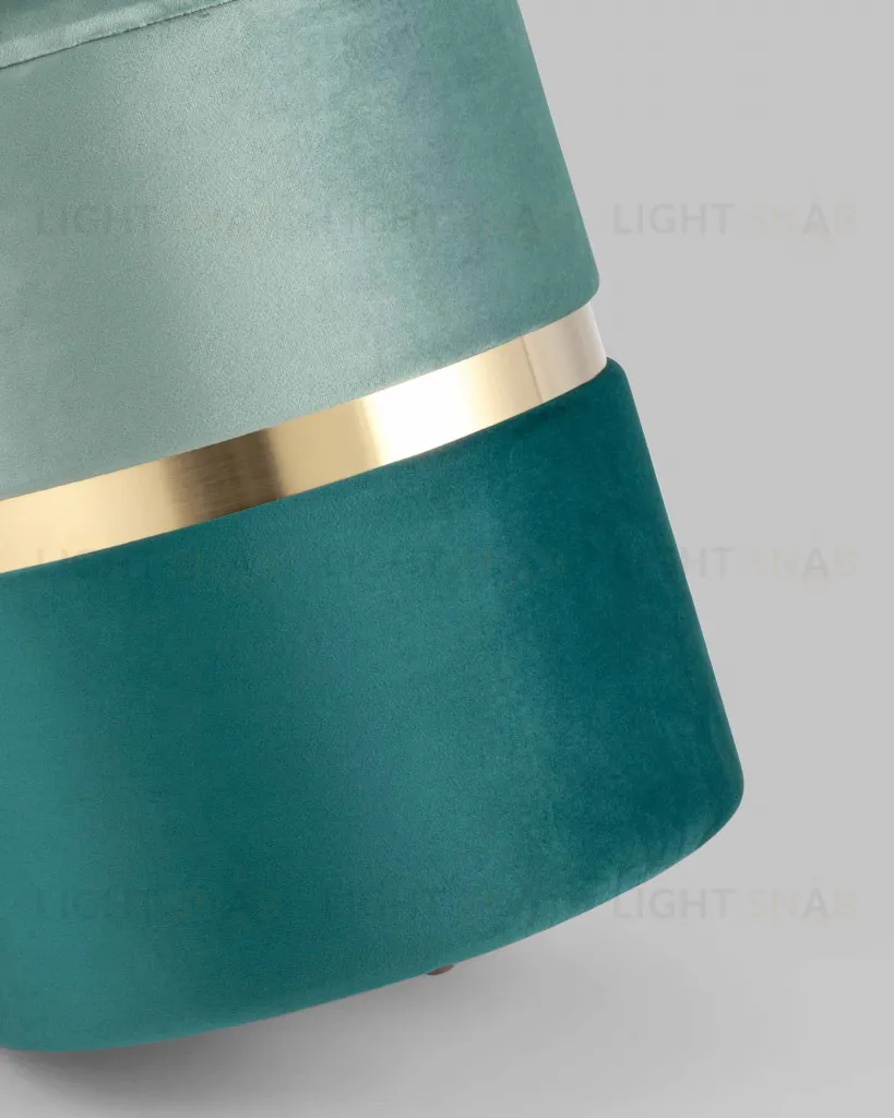 Пуф Кэрри с ящиком велюр бирюзовый УТ000025556