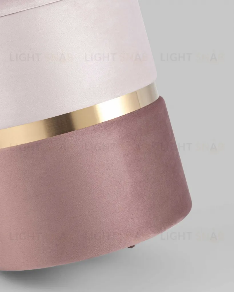 Пуф Кэрри с ящиком велюр розовый УТ000025554