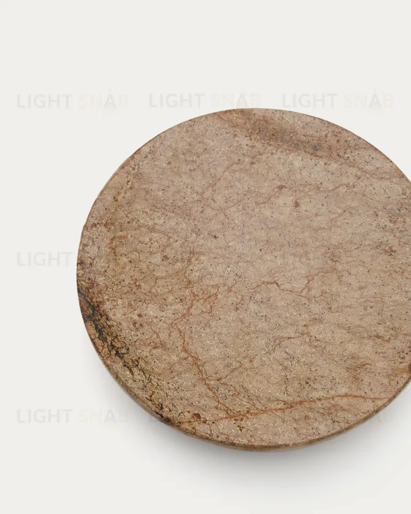 Мыльница Spalsh из бежевого мрамора 115626