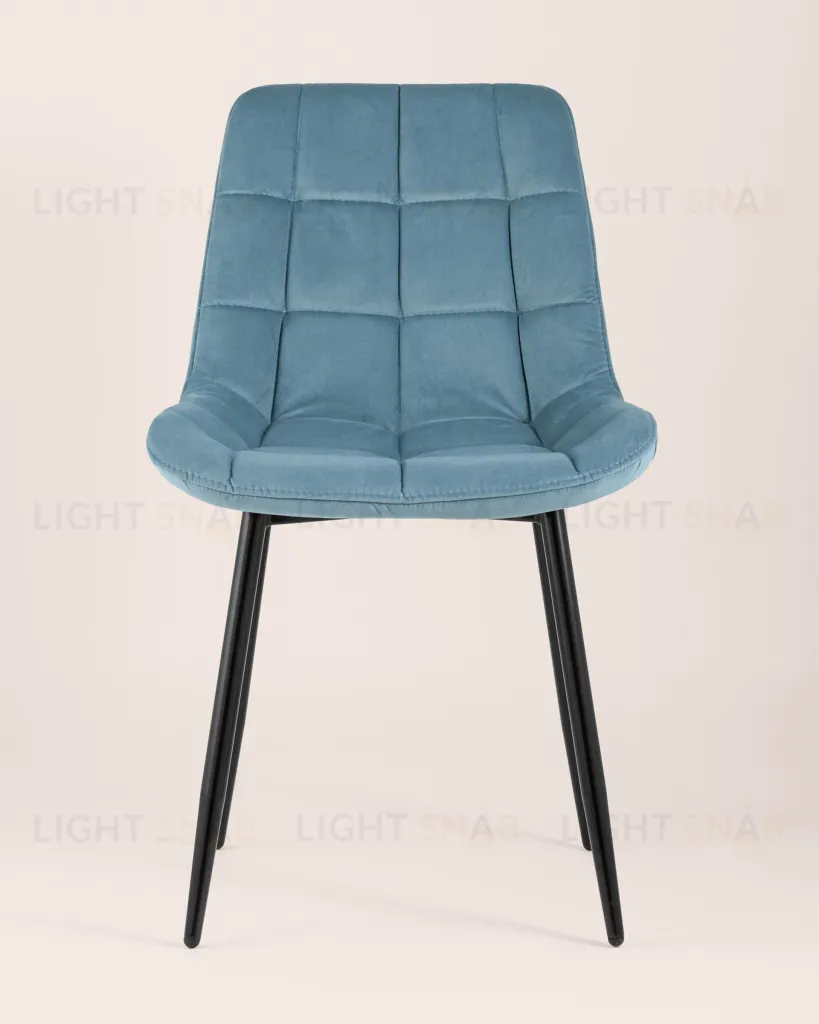 Стул Флекс велюр пыльно-голубой УТ000025217