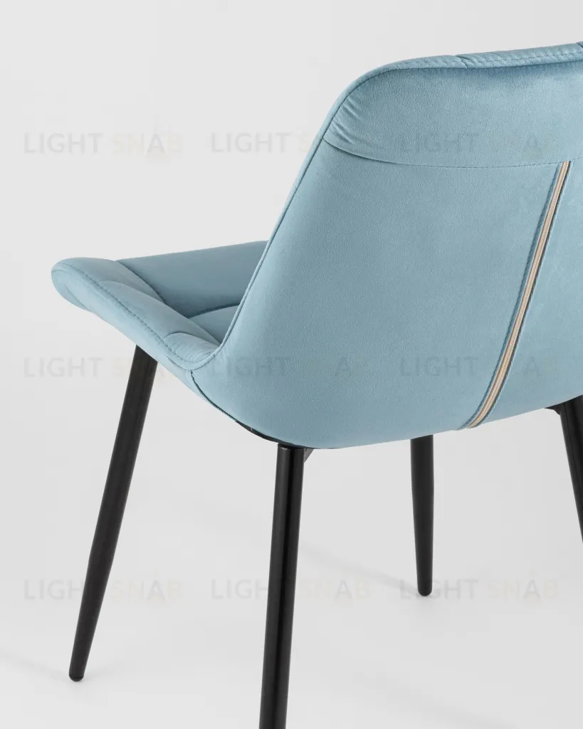 Стул Флекс велюр пыльно-голубой УТ000025217