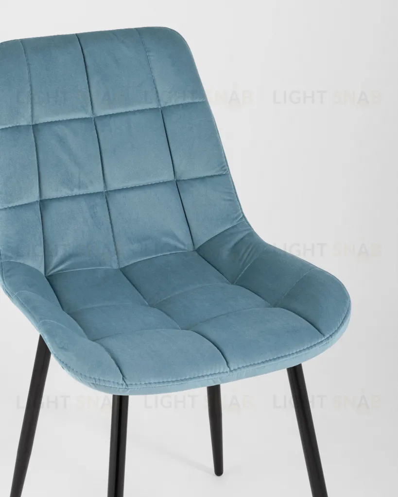 Стул Флекс велюр пыльно-голубой УТ000025217