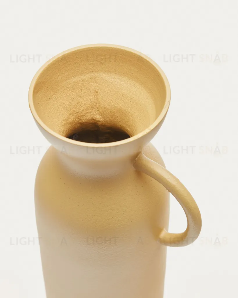 Pelras Ваза из горчичного алюминия 25 cm 160300