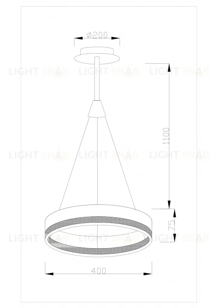 Светодиодная потолочная люстра Moderli V1760-PL Crime УТ000017137