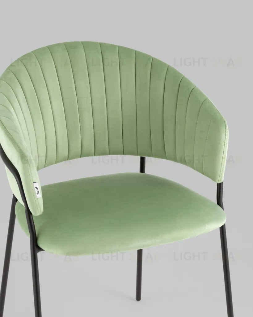 Стул Бруно велюр фисташковый УТ000037669
