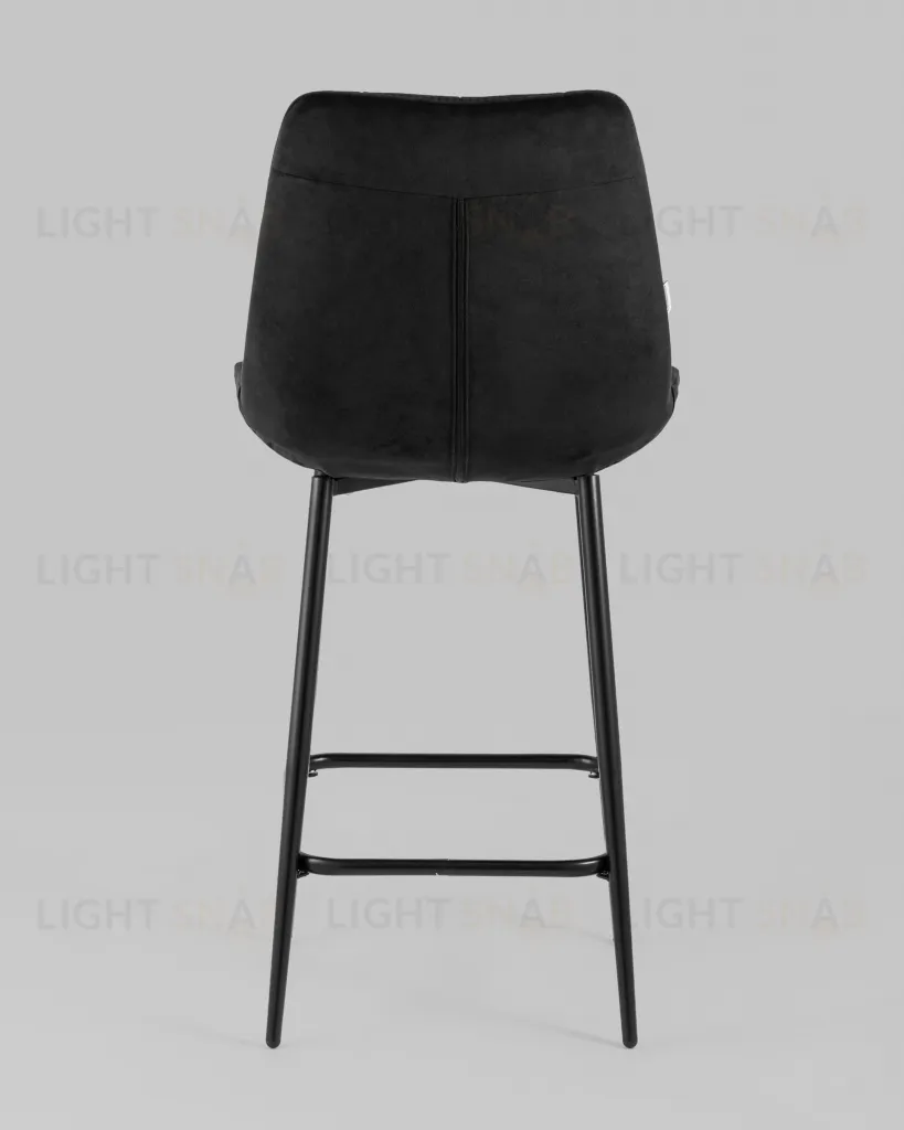 Стул полубарный Флекс велюр черный УТ000025265
