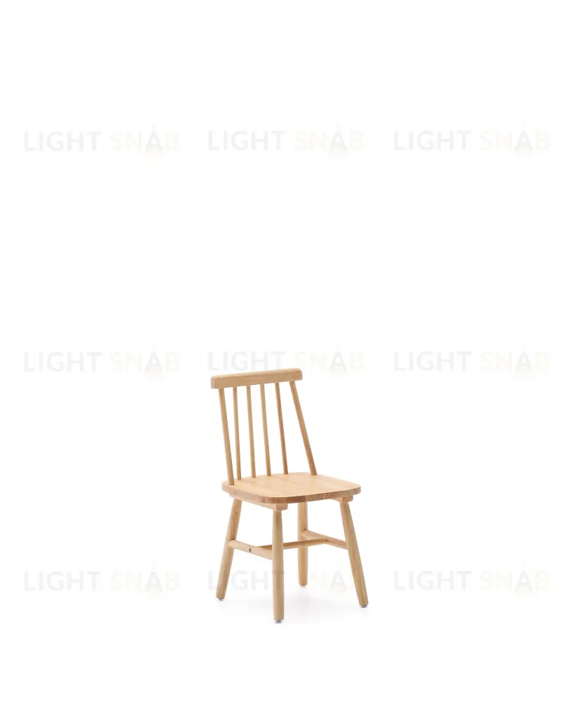 Детский стул Kristie из массива каучука с натуральной отделкой 103476