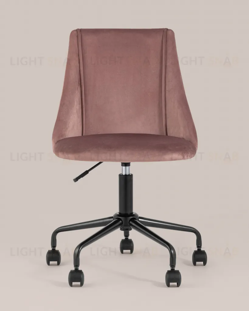 Кресло компьютерное Сиана велюр розовый УТ000005617
