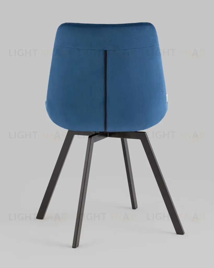 Стул вращающийся Флекс велюр синий УТ000037584