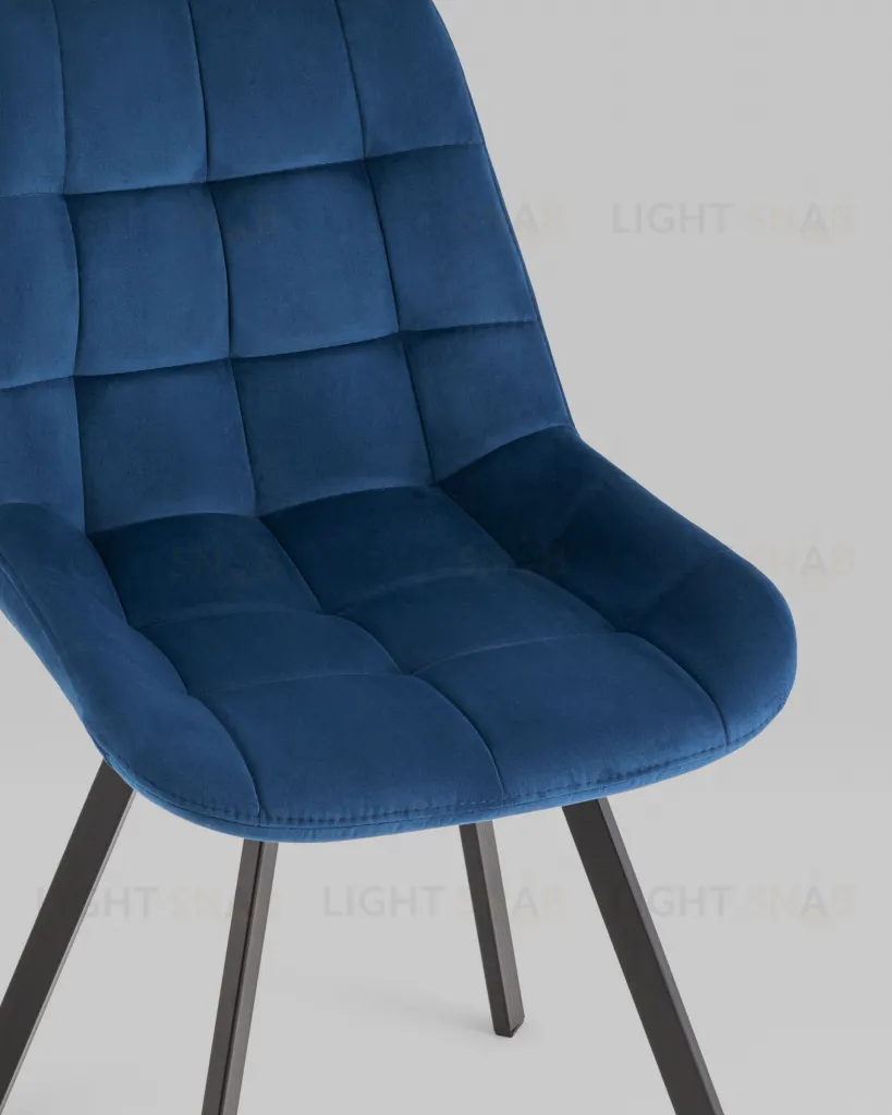 Стул вращающийся Флекс велюр синий УТ000037584