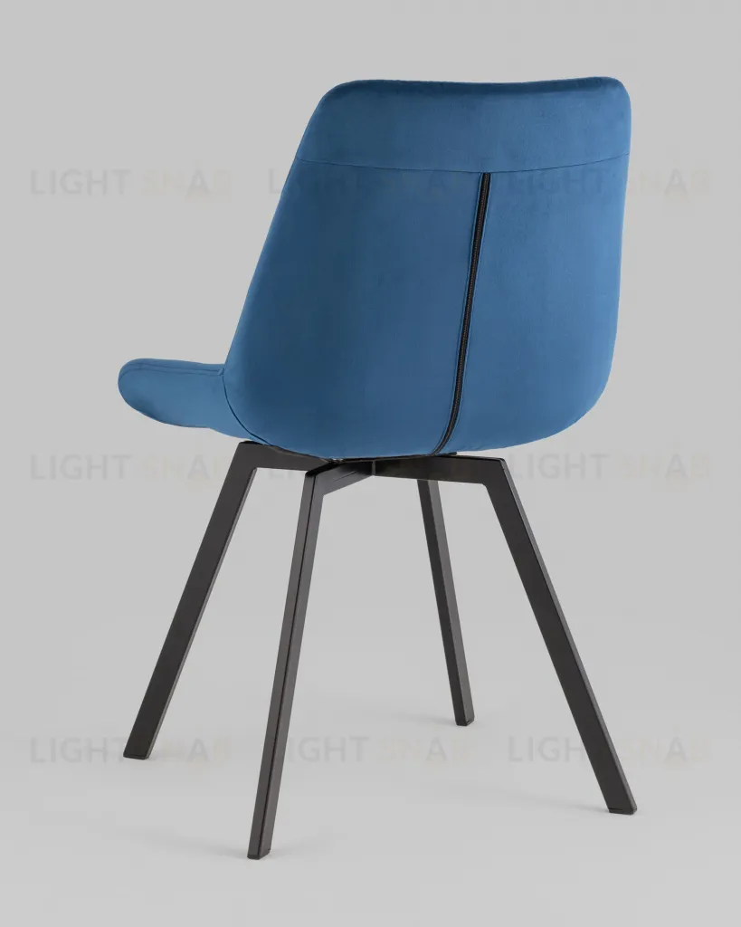 Стул вращающийся Флекс велюр синий УТ000037584