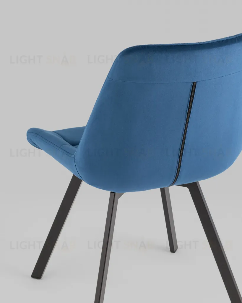 Стул вращающийся Флекс велюр синий УТ000037584