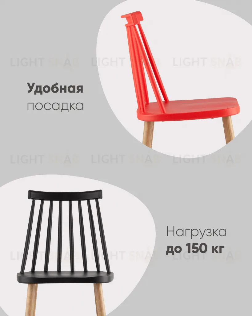 Стул Морган пластиковый белый УТ000001845