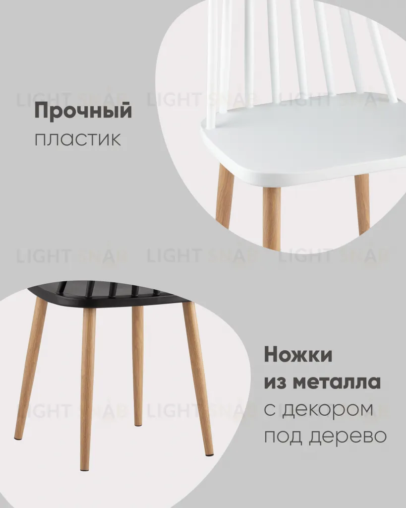 Стул Морган пластиковый красный УТ000001847