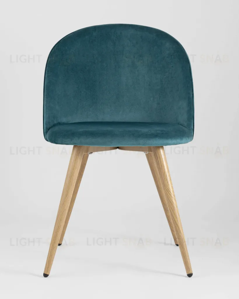 Стул Лион велюр с ромбами аквамарин УТ000002228